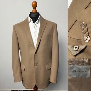Corneliani 2 buttons wool cashmere camel blazer jacket IT54 US44 p2p 22 fresh - Picture 1 of 17