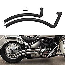 For Suzuki Boulevard C50 C/T/Boss M50 Shortshots Staggered Full Exhaust Pipes Foto 1 de 4