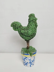 Dollhouse Miniature Fairy Garden Topiary Tree Chicken Hen Shape Resin 3.5" H NEW - Picture 1 of 5
