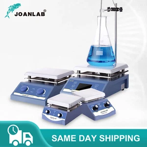 Lab Magnetic Hotplate Stirrer Digital Hot Plate Heating Mixer 1L 3L 5L w/ Holder - Picture 1 of 12