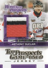2013-14 ITG Heroes and Prospects Top Jersey Gold #TPM05 Anthony Duclair /10