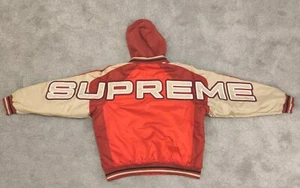 🔥🔥 Supreme Hooded Stadium Jacket - Red - Large - Box Logo 🔥🔥 - Picture 1 of 10