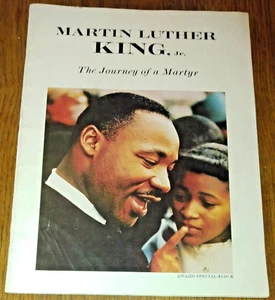 Martin Luther King Jr. The Journey of a Martyr  ~ 1968 MLK Tribute Magazine - Picture 1 of 8