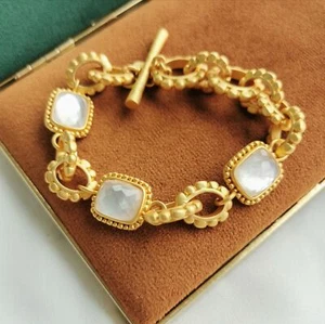 Julie Vos Armband Gold Marbella irisierend klar Kristall - Bild 1 von 3
