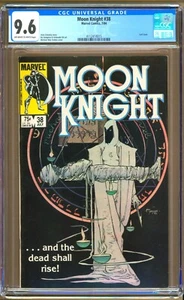 Moon Knight #38 (1984) CGC 9.6  OW/W  Zelenetz - Kaluta Hampton  "Last" Issue - Picture 1 of 2
