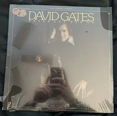 DAVID GATES Never Let Her Go New Sealed LP Bread Quadradisc CD-4 - Image 1 of 2