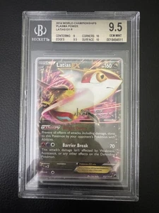 Pokemon Latias EX 85/116 Ultra Rare 2014 World Championship Beckett 9,5! - Bild 1 von 3