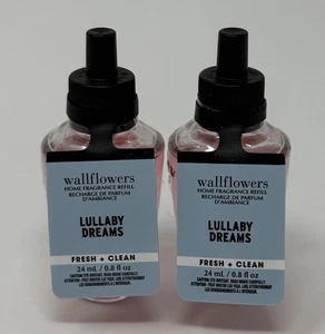 2 BATH & BODY WORKS LULLABY DREAMS WALLFLOWER FRAGRANCE REFILL BULB PLUG IN LOT - Picture 1 of 4