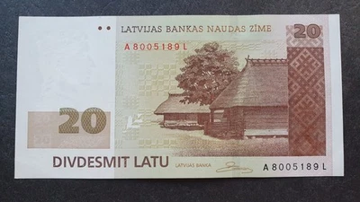 LATVIA 20 latu 2009, P-55b, aUNC - Image 1 of 3