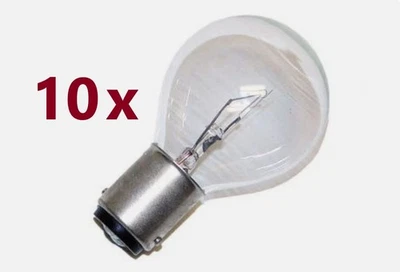 10-PK BLC 30W 125V S11 Clear Lamp Light Bulb Microscope NEW GE 29140