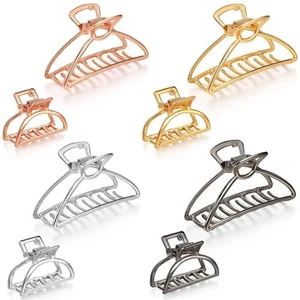 8 Pieces Metal Hair Claw Clips Set, Includes 3 Inches Large Size Hair Catch B - Picture 1 of 7