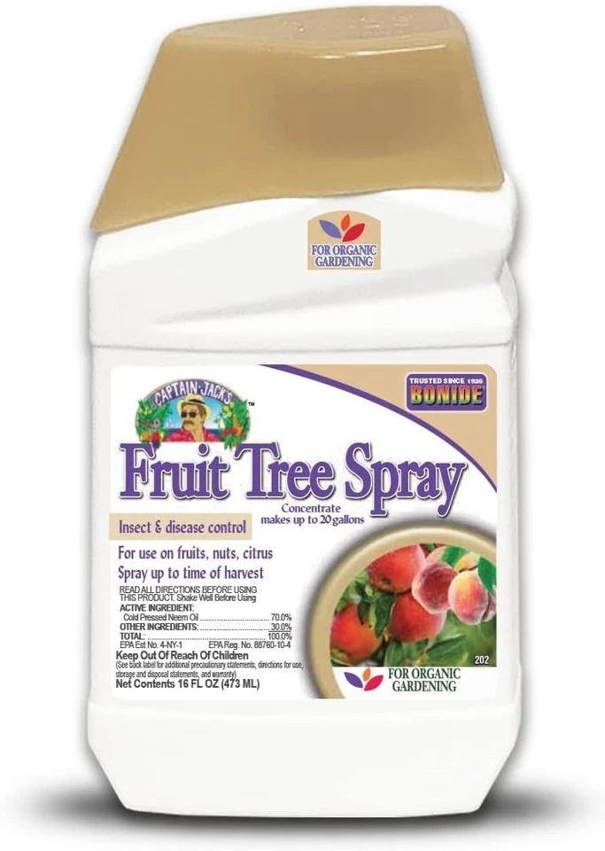 Captain Jack's Fruit Tree Spray 16oz Concentrate Organic 3-in-1 Insect Disease  - Image 1 of 1