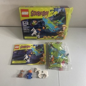 Lego Scooby-Doo 75901 Mystery Plane Adventures w/ Box & Booklet **Incomplete**