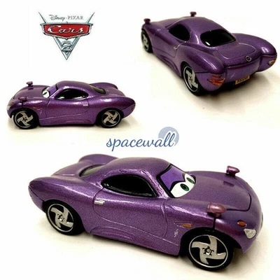 Disney Pixar Cars Purple Holley Shiftwell C-21 Small Car Vehicle Diecast Kid Toy - Image 1 of 4