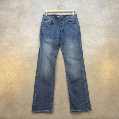 Crosshatch Mens Jeans 30 Waist Straight Leg Stretch Y2K 2000s Blue Denim W30 L32 - Image 1 of 4