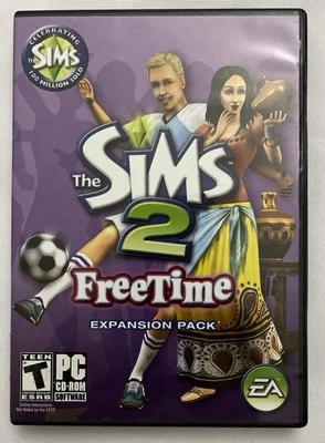 The Sims 2 Freetime PC Game Expansion Pack 2008 Complete EUC FREE SHIPPING - Image 1 of 3