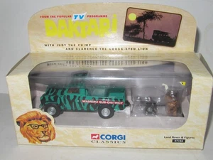 CORGI CLASSICS - DAKTARI - LAND ROVER & METAL FIGURES - MINT / PERFECT MIB - Picture 1 of 10
