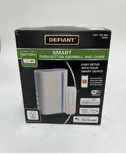 Defiant Smart Doorbell & Chime Works With Alexa & Google 1007 155 882 - Picture 1 of 4