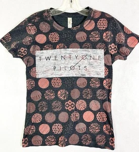 Twenty One Pilots Womens Large Red / Black T-Shirt Twenty One Pilots Blurryface - Picture 1 of 5