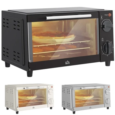 HOMCOM Minibackofen 9L Mini Ofen mit Backblech, Grillrost, 100 °C-230 °C - Bild 1 von 4