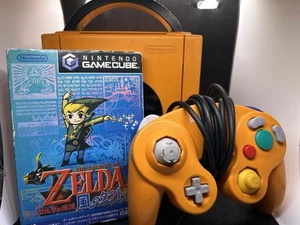 Nintendo GameCube Orange Spice DOL-001 Controller Japanisch Zelda Ungetestet Ist-Zustand - Bild 1 von 9