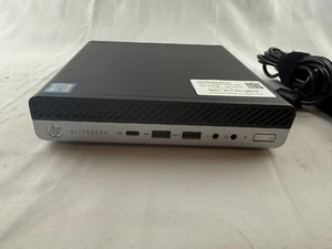 HP Elitedesk 800 G5 Desktop Mini PC w/ Intel i7 9th Gen CPU - Picture 1 of 2