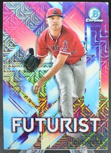 2021 Bowman Chrome Baseball Reid Detmers Futurist Mojo Refractor #FUT-RD Angels - Picture 1 of 2