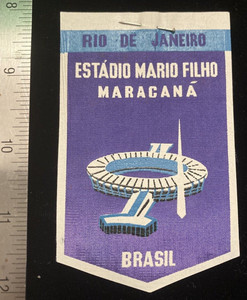 🔥Collectable Ribbon From Estadio Mario Filho Maracana, Rio De Janeiro, Brazil