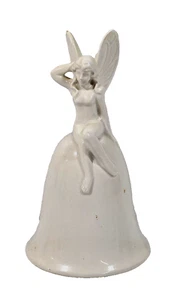Fitz & Floyd - Fairy/ Pixie Bell - White - Collectable - 12cm - Vintage - Foto 1 di 9