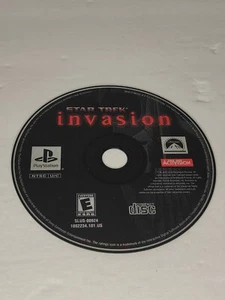 Star Trek Invasion (Sony Playstation 1 PS1) Probado 2000. Solo disco etiqueta negra - Imagen 1 de 2