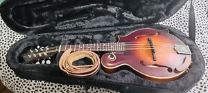 The Loar Lm-310F-BRB Honey Creek Solid Hand-Carved Spruce Top F Style Mandolin 