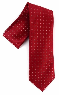 Corbata de Navidad para hombre American Traditions longitud clásica roja regalos copos de nieve Foto 1 de 4