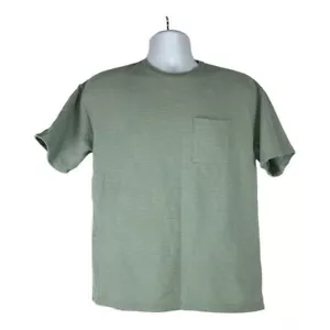 Wonder Nation Green Textured Short Sleeve Crewneck T-Shirt Size XL Cotton Blend - Picture 1 of 6