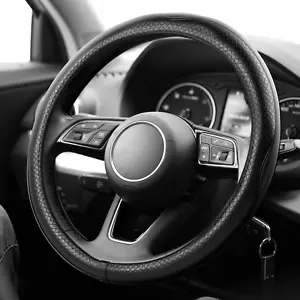 Universal Car Steering Wheel Cover Accessories,Microfiber Leather Non Slip 15" - Picture 1 of 7