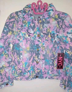 Demin Jacket Girls Size 14/12 - Picture 1 of 3