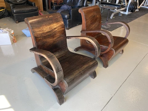 VINTAGE Art Deco Mid Century Chairs From South America Cover