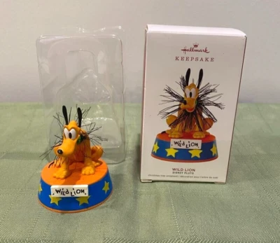 Ornamento de Natal Hallmark Disney WILD LION Pluto edição limitada 2019 novo - Imagem 1 de 2