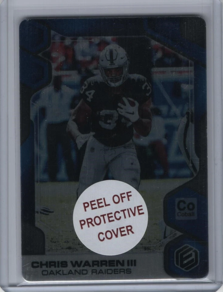 2019 Panini Elements Chris Warren III Cobalt Parallel #48 3/10 - Image 1 of 1