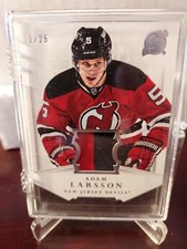 2013-14 Panini Dominion Authentic Material Prime #11/25 Adam Larsson #D-LA