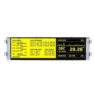 12,6 Zoll 1920x515 Bar LCD für Jonsbo D41 PC Gehäuse LCD Monitor CPU GPU sekundär - Bild 1 von 8