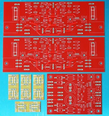 Solid State Amplifier 2022 one set of PCB stereo by Andrea Ciuffoli. ! - Image 1 of 4