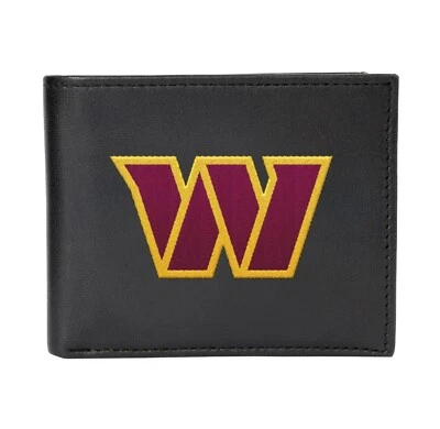 Бумажник кожаный складной Washington Commanders официально лицензированный NFL - бумажник - Изображение 1 из 4
