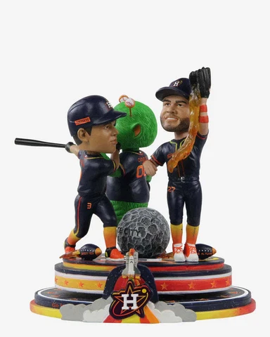 Jose Altuve Jeremy Pena Orbit Houston Astros City Connect Space City Bobblehead Cover
