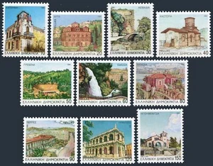 Greece 1792-1801, MNH. Mi 1856-1865. Departmental Seat, 1994. Buildings, Church. - Picture 1 of 1