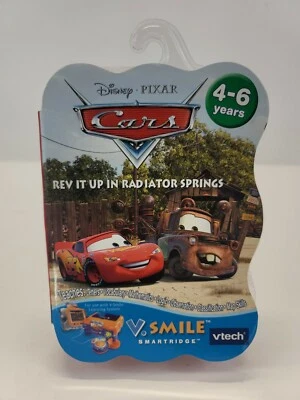 New Disney Pixar Cars VTech V.Smile Smartridge Rev It Up Learning Fun Cartridge  - Image 1 of 4
