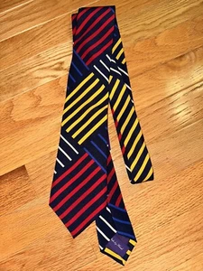 NWT  $195.00  Ralph Lauren Purple Label Hand Made In Italy 100% Silk Tie - Picture 1 of 4