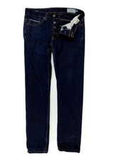 FRANK & OAK Raw Denim SELVEGE Jeans Cooper Slim Straight 30x31