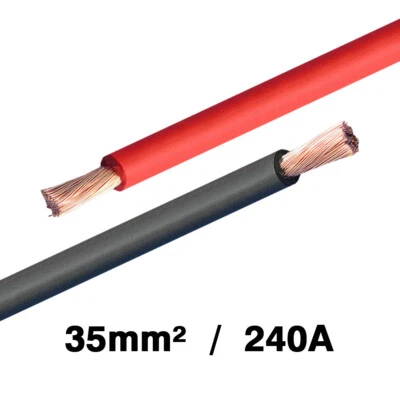 35mm² Battery Cable 240Amps Hi-Flex Starter/Welding Wire - SOLD PER METRE