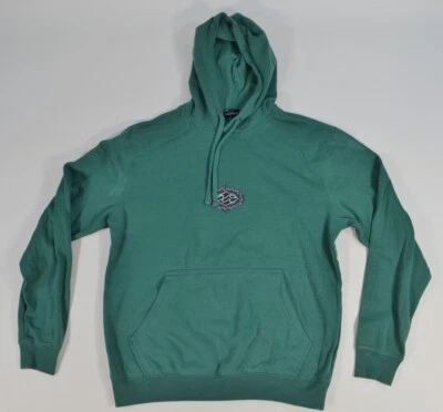 Billabong Pullover Sudadera con Capucha Suéter Logo Verde Unisex Talla Pequeña Y2K Foto 1 de 4