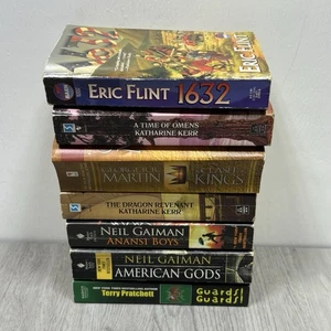 7 Fantasy Adventure Paperback Book Lot Game of Thrones The Dragon Revenant + - Bild 1 von 3